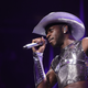 NEW YORK, NEW YORK - DECEMBER 10: Lil Nas X performs onstage during iHeartRadio Z100 Jingle Ball 2021 on December 10, 2021 in New York City. (Photo by Jamie McCarthy/Getty Images for iHeartRadio)